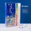 80-Color Acrylic Marker Set for Kids, Students, Anime & Art Projects