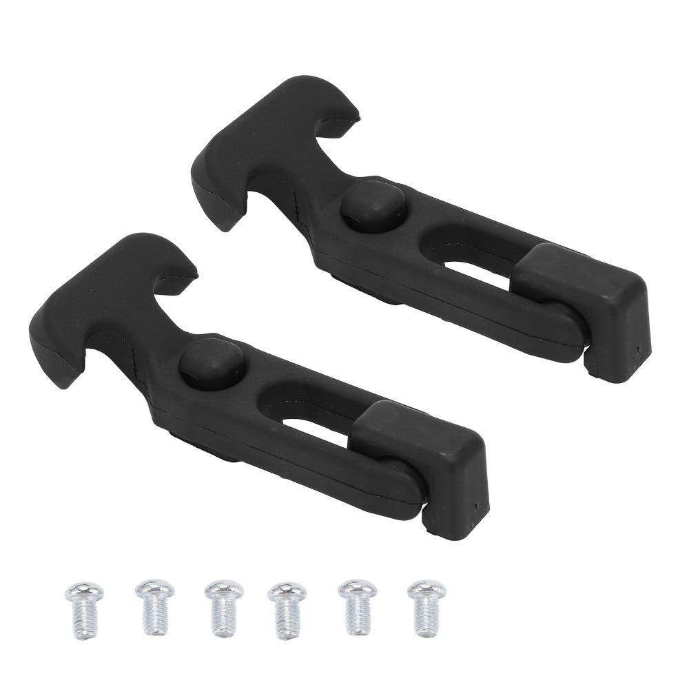 2Pcs Replacement Part Rubber T Handle Hasp T-Handle With Screws Draw Latches Elastic Hasp Flexible Latch Farm Machinery