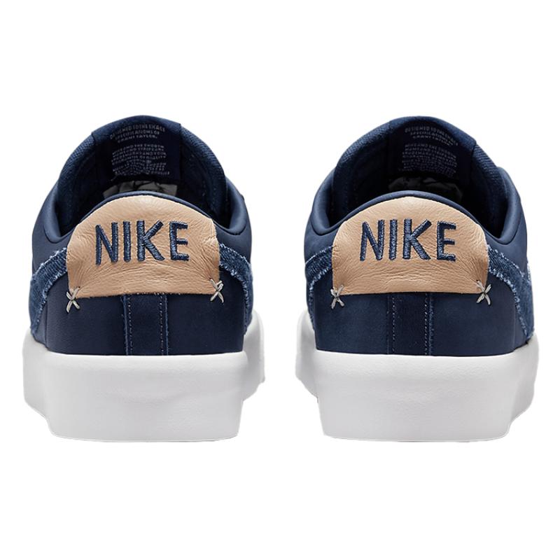 Nike Sb Zoom Blazer Low Pro Gt Denim Swoosh Skateboard Shoes DM8890-400