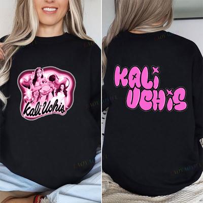 T-Shirt Kali Uchis T-Shirts KarlyMarina Loaiza Beliebte Mode RB Lateinische Musik Kleidung Streetwear Harajuku Damen Unisex T-Shirt