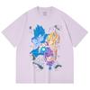 230 Gsm 100% Cotton Dragon Ball V64 Gohan Goku Print Unisex Heavy Cotton T Shirt
