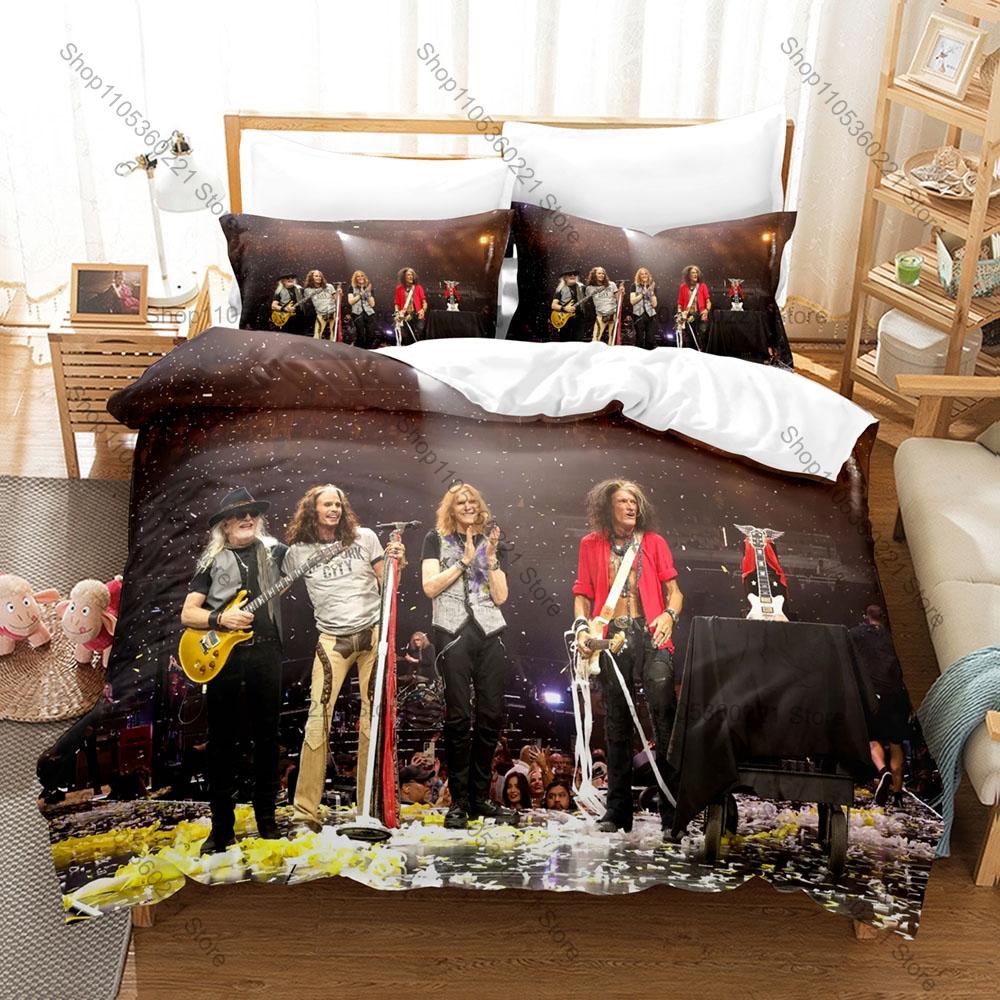 Aerosmith Toys In The Attic Album Duvet Cover Set 1 Duvet Cover 2 Pillowcases Retro Hard Rock Bed Linens Gift