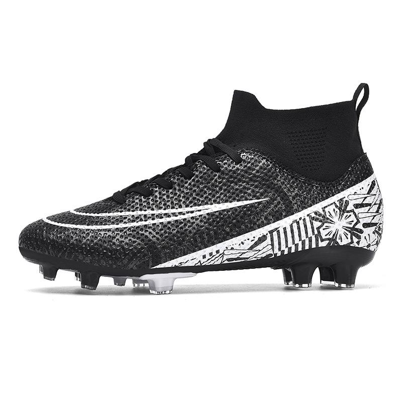 New High-Top Football Shoes, Long Nails, Broken Nails, Boys And Girls Game Training, Football Shoes, Straight Hair