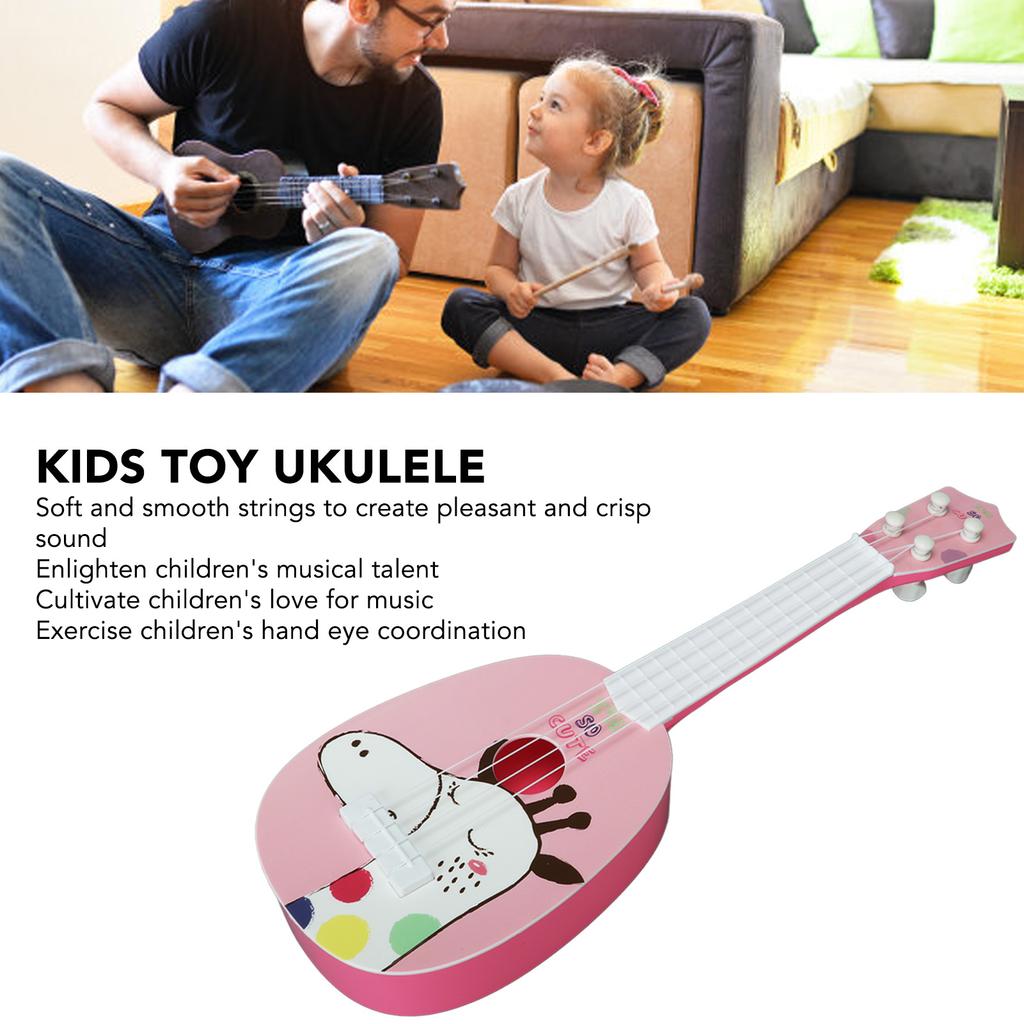 Guitar Musical Kids Ukulele Guitar Toys Enlightenment Musical Instrument Early Education For Children Gift