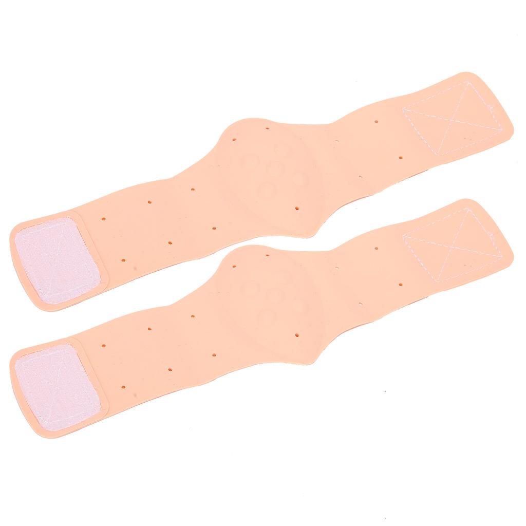 2Pcs Shoe Insole Arch Support Pad Silicone Flatfoot Corrector for Plantar FasciitisSkin Color