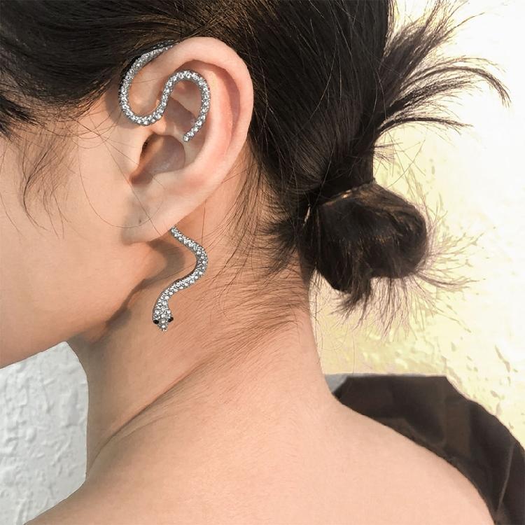 Retro Snake Cuff Cartilage Earrings No Pierced Earrings All-match Women Jewerly