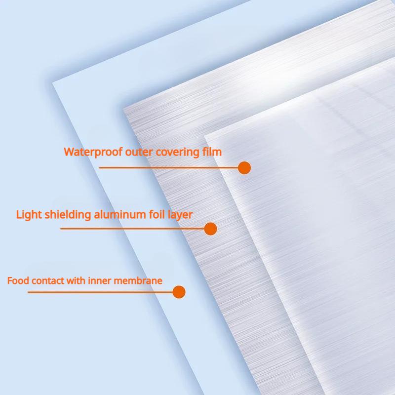 50 Stück silberfarbene Beutel aus Aluminiumfolie, wiederverschließbar, matt, stehend, für Lebensmittelverpackungen, selbstversiegelte Plastikbeutel mit Reißverschluss und breitem Boden