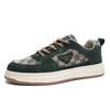 Men’s Black Green Checked Sports Shoes Casual Skateboard Shoes Students Walking Running Sneakers Shoes Over Sized 46 47 48
