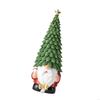 62KD Festival Christmas Santa Elf Ornament Resins Figure for Mantels Display