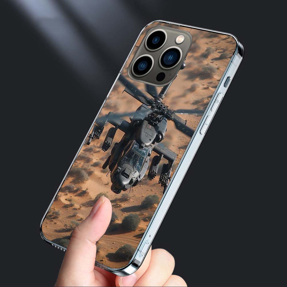 Fighter Jet Phone Case For Iphone 16E 15 Pro 14 Plus 17E 16 17 Pro Max Air 11 12 13 Mini Shockproof Capa Cute Cover TPU Clear