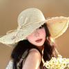 Lightweight Straw Hat Multicolor Sun Block Hat Fashion Big Brim Hat  Beach Use