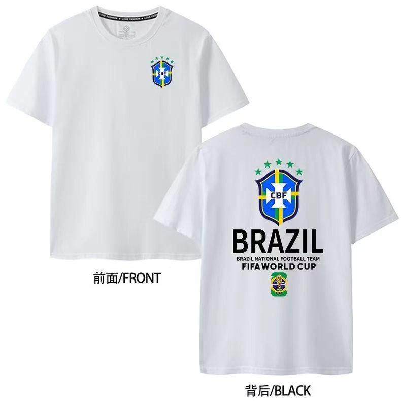 2026 World Cup Germany France Brazil Soccer Fan T Shirt Unisex Cotton Short Sleeve Supporter Tee