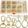 265PCS Keyring Clip & Lobster Clasp DIY Kit