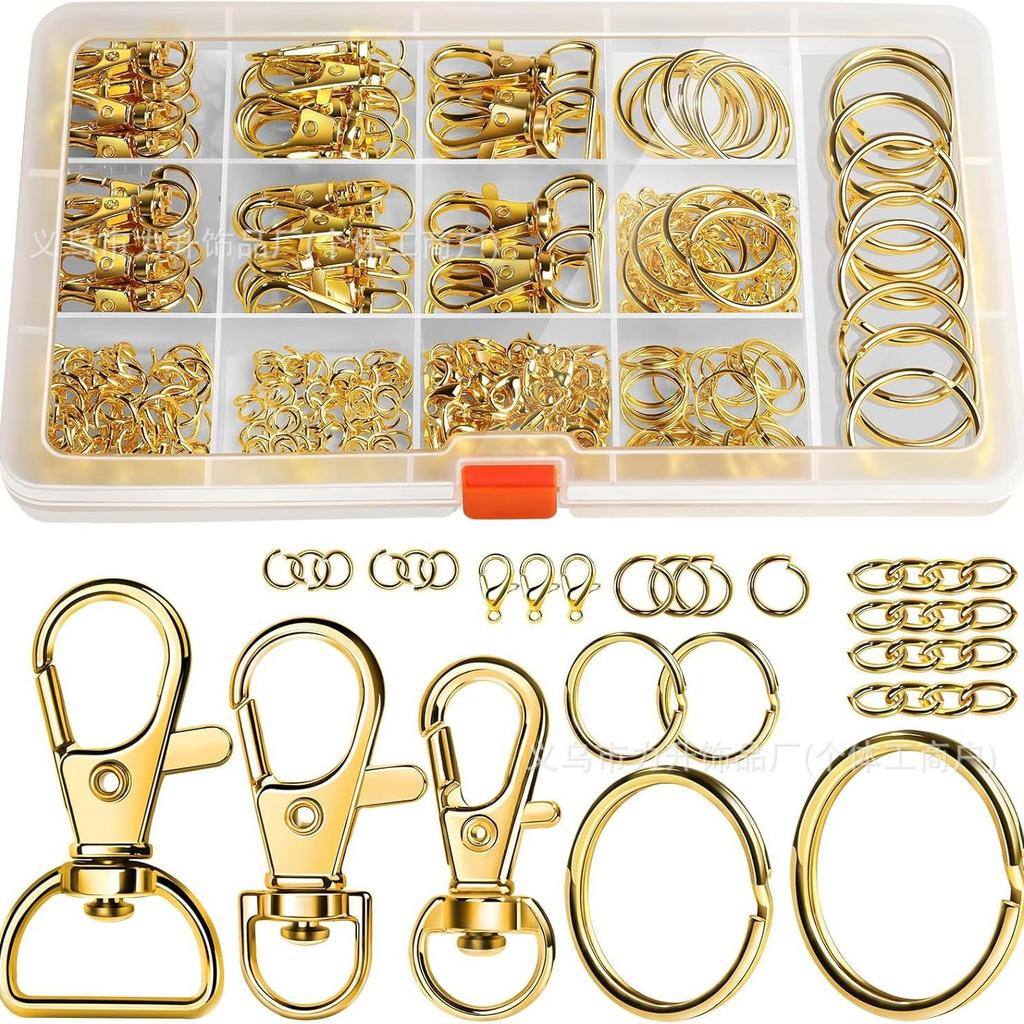 265PCS Keyring Clip & Lobster Clasp DIY Kit