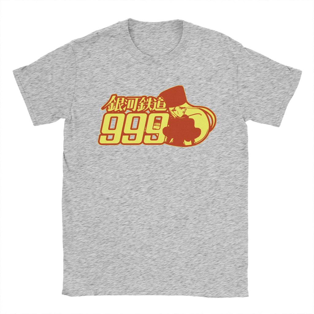 Creative GALAXY EXPRESS 999 TShirt Men Crew Neck Pure Cotton T Shirt  Short Sleeve Tee Shirt New Arrival Clothes