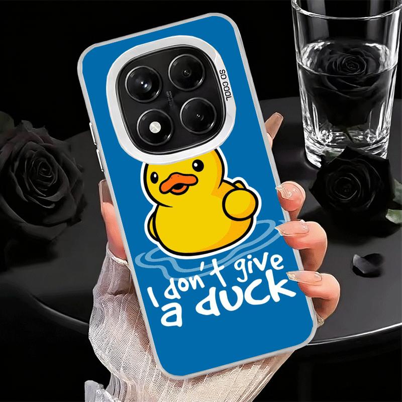 Funny Cute Cartoon Duck Shockproof Phone Case for Xiaomi Redmi Note 15 14 13 12 Pro Plus 11 11S 11T 5G Cover Anti Fall Fundas