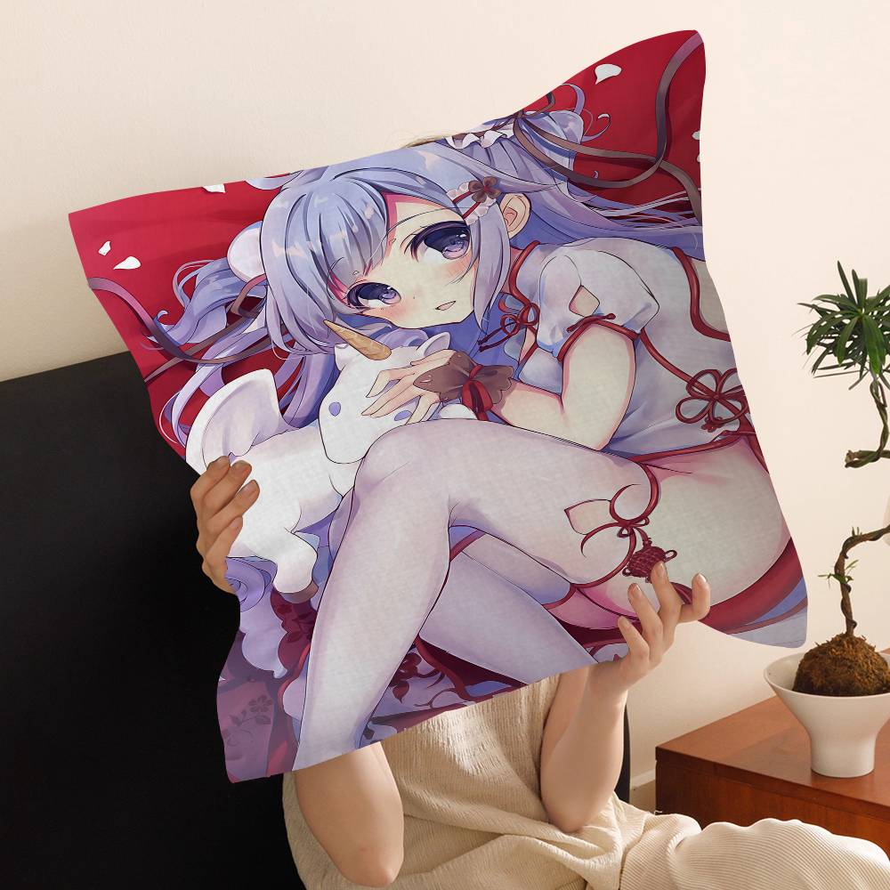 Azur Lane Movie Pillow Cushion Cover Pillowcase Living Room Sofa Home Decor Customized