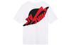 Jordan T Shirts Men's Crew Neck Moderate Straight Fit AT8903-100