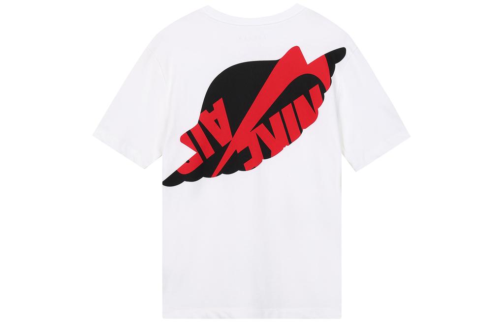 Jordan T Shirts Men's Crew Neck Moderate Straight Fit AT8903-100