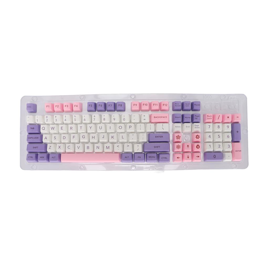 Keyboard Keycaps 108 Keys PBT Material OEM Height Ghosts Theme Computer Accessories