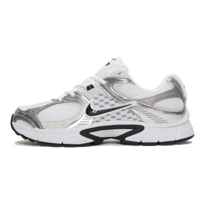 Scarpe Casual Traspiranti Comode Morbide Antiscivolo Resistenti all'Usura in Rete Bianca Argentata Sneaker Unisex HI5228-104