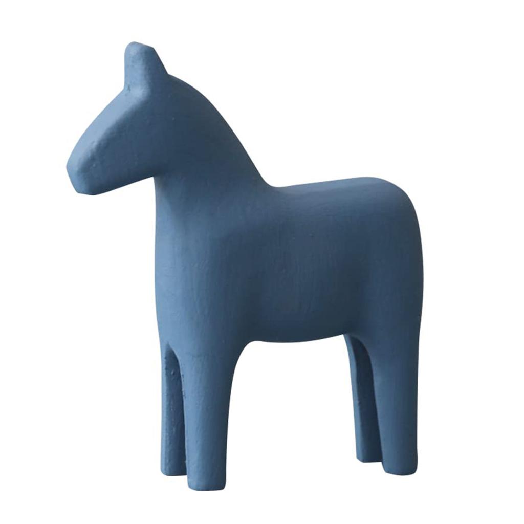 Kreative Schwedische Dala-Pferd-Statue Dekoration für Zuhause Büro Schreibtisch Bücherregale Kinderzimmer Schlafzimmer Dekorationen Geschenk