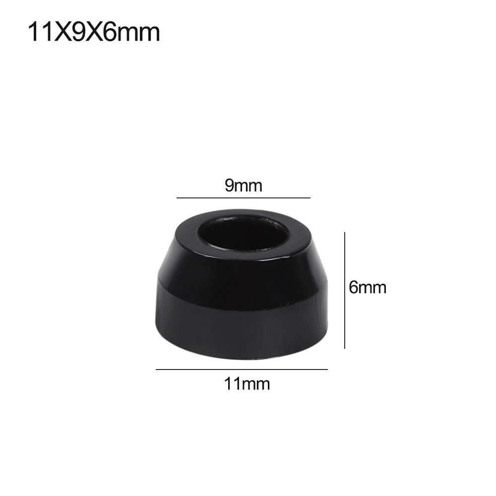 10pcs Furniture Slip Feet Pad Black PVC Floor Protector Bed Table Tapered Slipstop Silent Protection Stand Pad Furniture Part