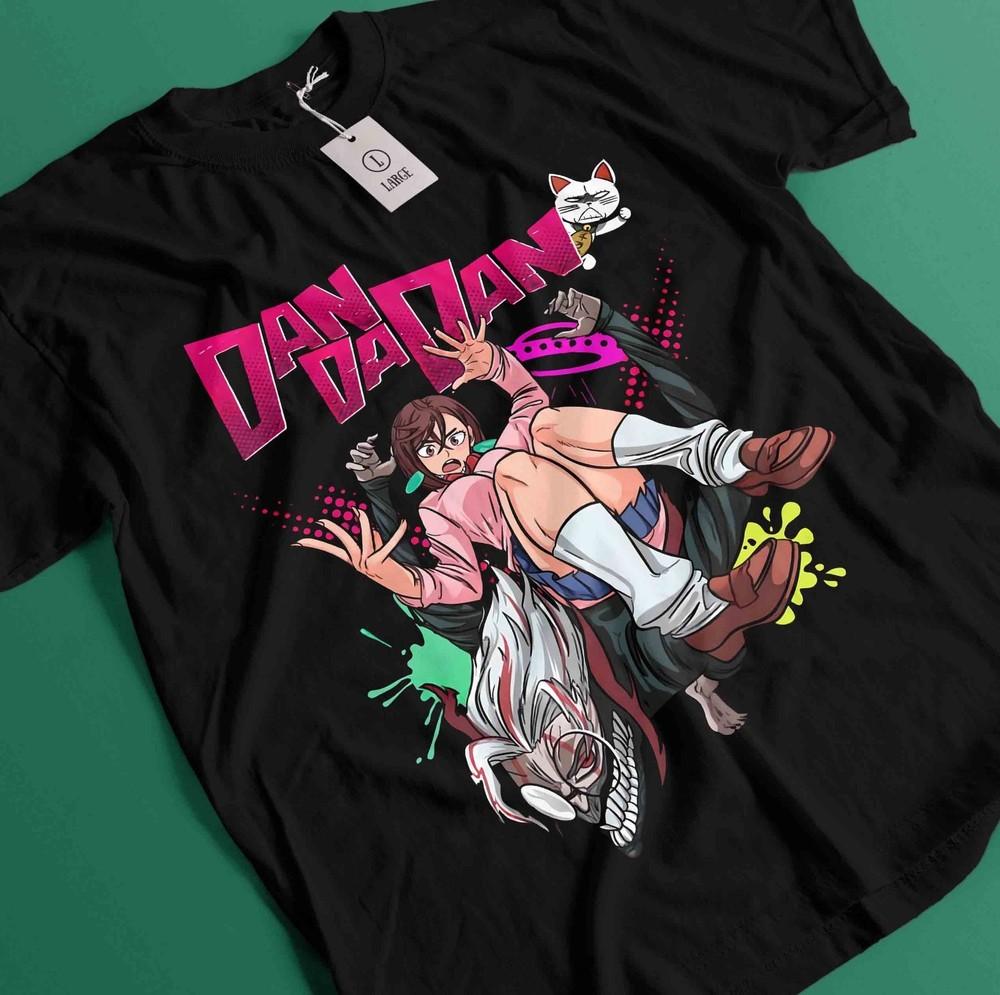 

Футболка Dan Da Dan Футболка Окарун Футболка Момо Аясэ Футболка Кен Футболка Турбо Джин Айра Сэйко 4XL