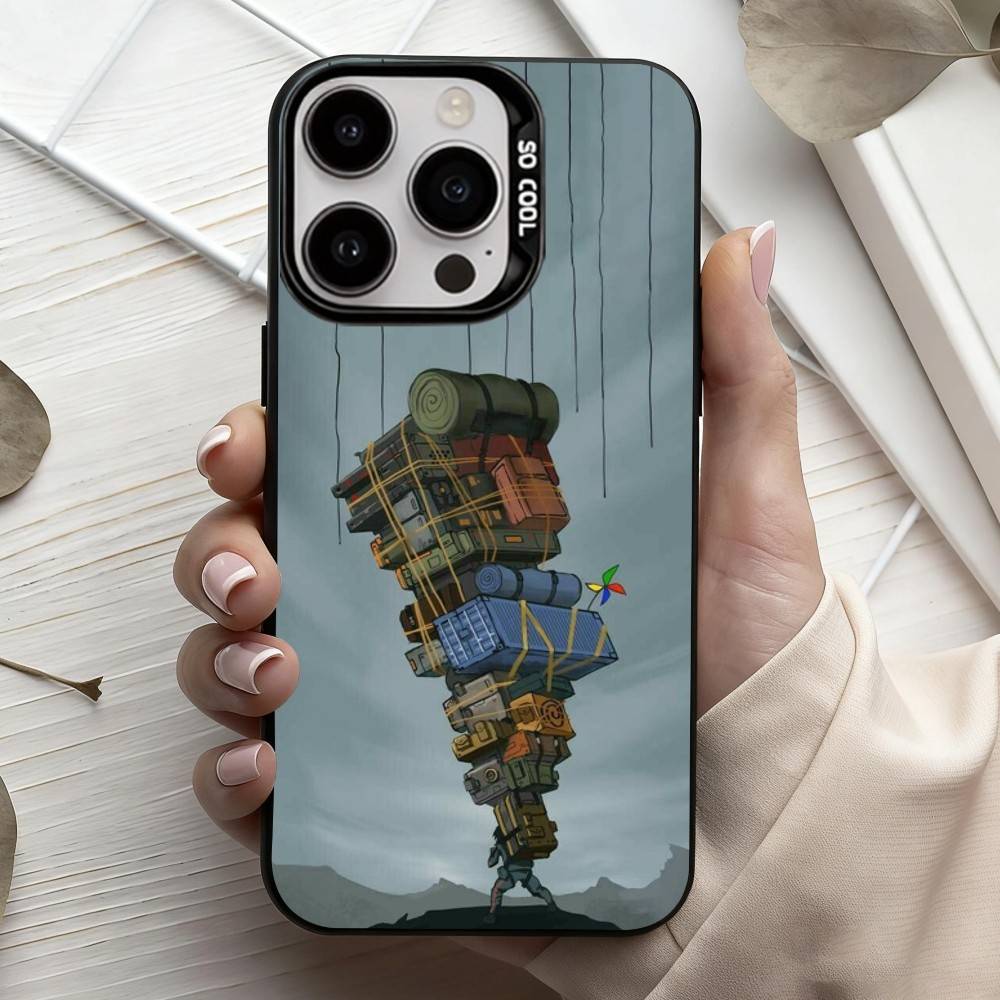 

G-Game D-Death S-Stranding Phone Case For iPhone17,16,15,14,13,12,11 Plus,Pro Max Black Candy silver phone case iPhone14Plus