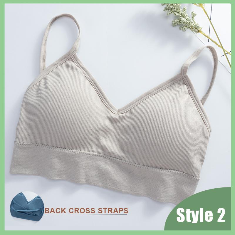 Underwear Women Gather No Steel Ring Tank Tops Bra Tube Top Wrapped Chest Beauty Back Actival Cotton Thin Section Lingerie