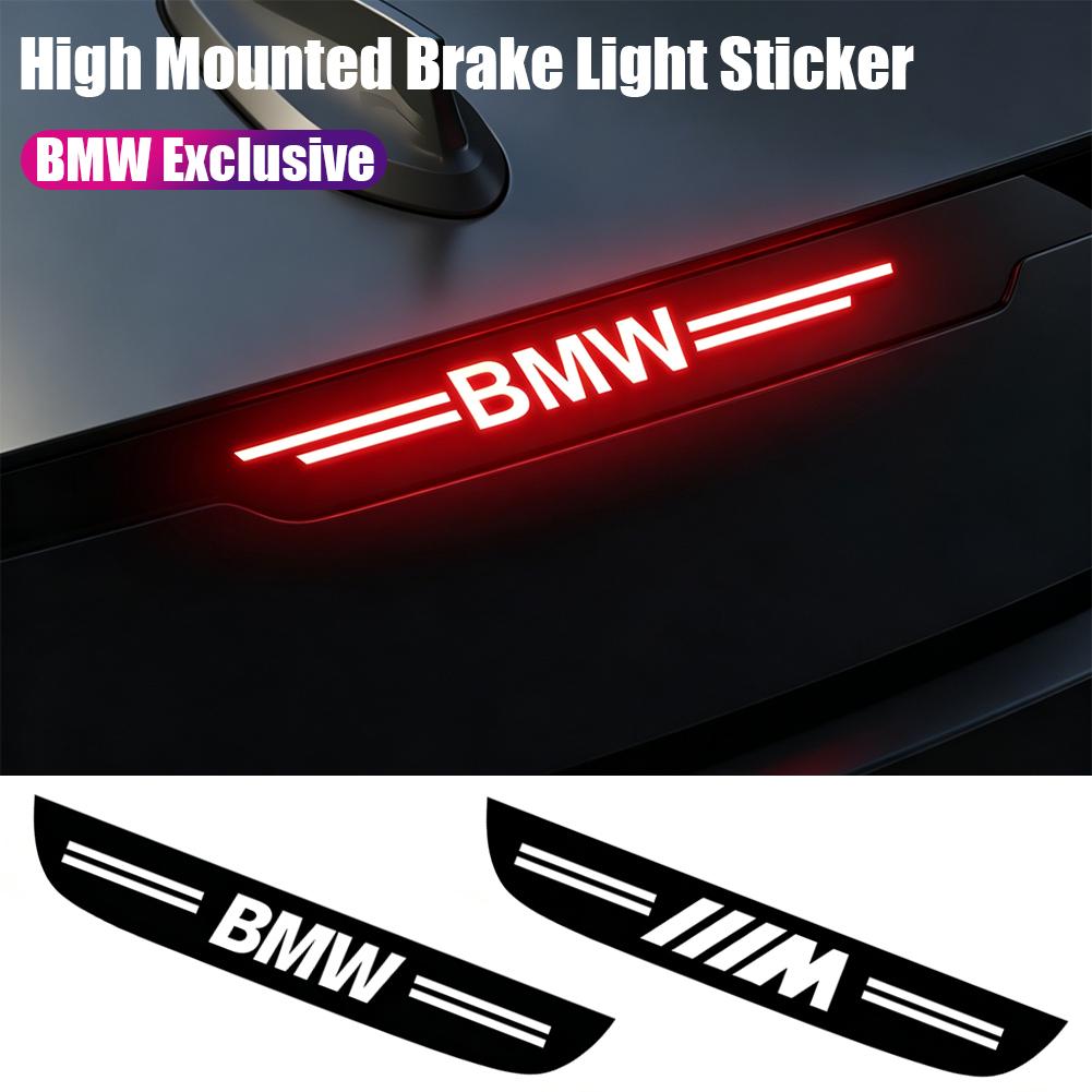 YGIE8 Car Rear High Brake Stop Light Decor Stickers For BMW M G80 G06 G07 G42 G14 G15 G16 F82 F20 F21 F83 M2 M3 M4 M5 M8 F95 F96 E90