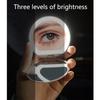 Mini Portable LED Light Makeup Mirror 3X Magnifying HD Mirror with 3 Levels of Brightness USB Charging Travel Foldable Mirror