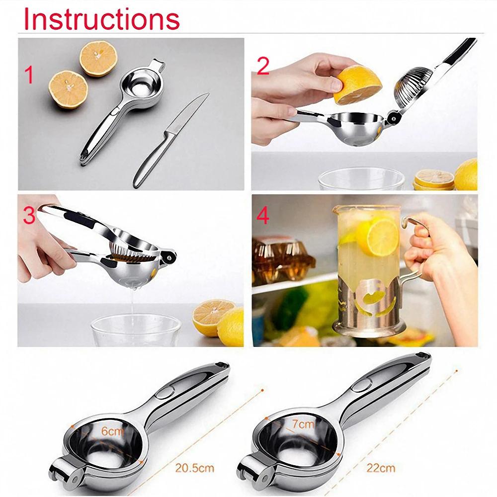 Manual Squeezer Hand Lemon Pressed Orange Fruit Juicer Portable Practical Kitchen Tools Mini Blender Manual Food Processors