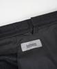 BIRBANTE Spandex S.L Fit Hidden Elastic Waist Slacks - Charcoal Stripe