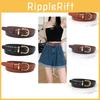 Belt Leather Vintage Women Versatile Decorative Waistband Casual Jeans Strap