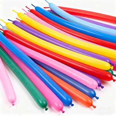50/100pcs 1.5g High Elasticity Long Balloons Magic Balloon Colour Latex Balloons DIY Inflatable Baloon Birthday Party Decoration