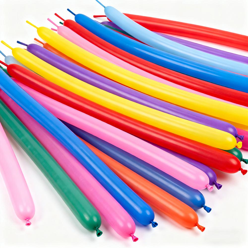 

50/100pcs 1.5g High Elasticity Long Balloons Magic Balloon Colour Latex Balloons DIY Inflatable Baloon Birthday Party Decoration 1.5g 50pcs