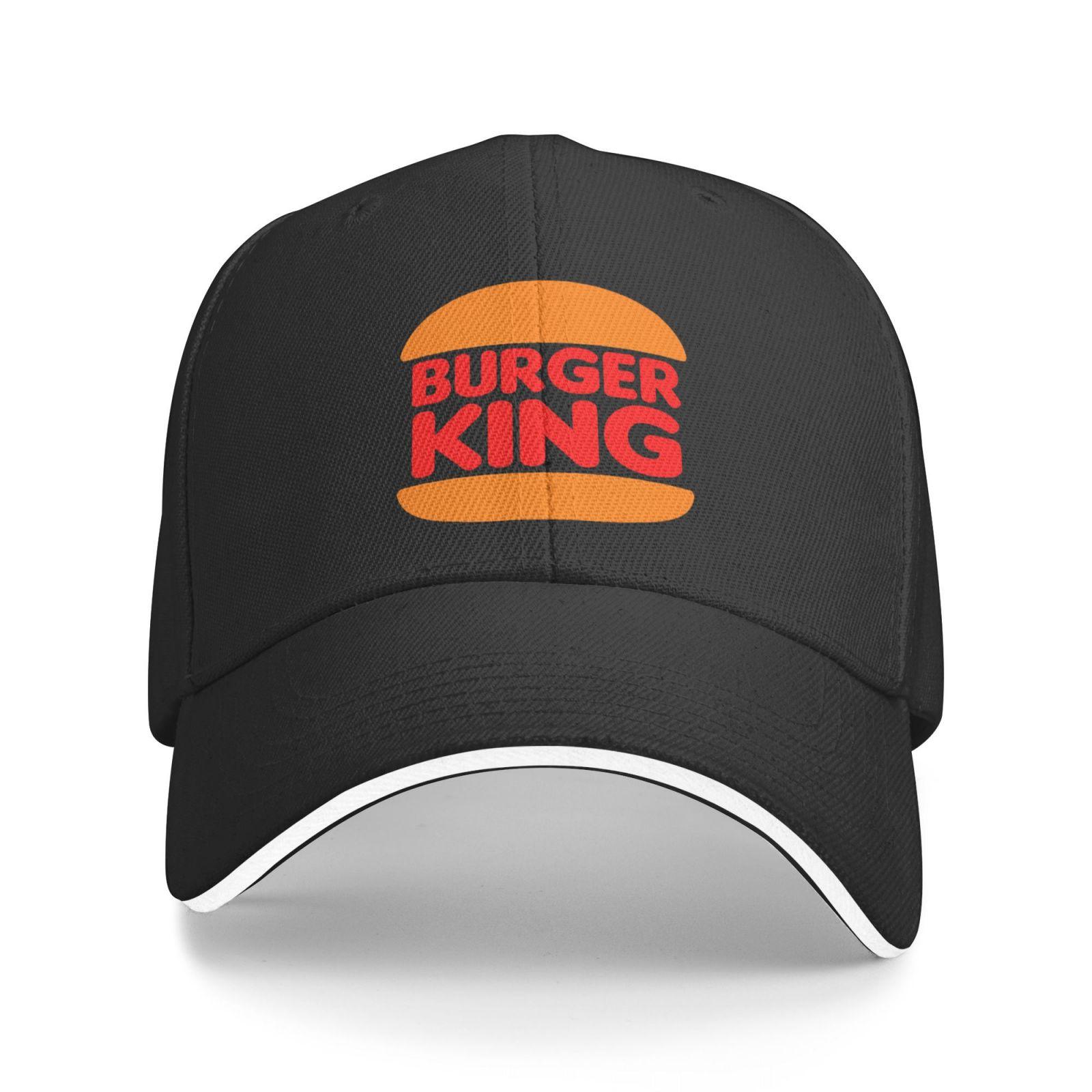 2024 Summer New Arrivial Burger King Print Baseball Cap Printing Baseball Cotton Caps Unisex Cap Golf Hat One Size