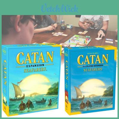 Engaging English Edition Catan Island Board Game 5th Edition 5-6 Player Expansion Party Cards