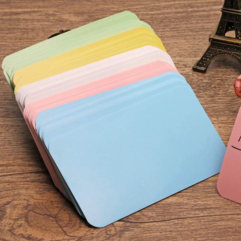 100pcs/box Diy Message Writing Card Multi-purpose Thickened Thank You Card For School Home Office