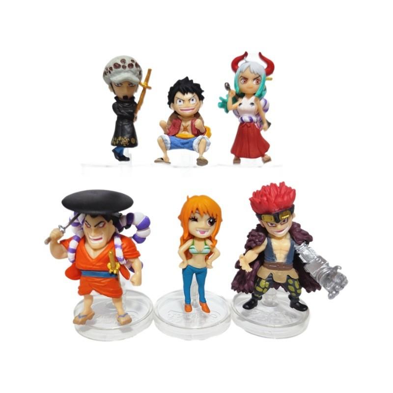 Adorable Pvc Pirate King Devil Fruit Series Yamatokide Oden Model Figurines Set