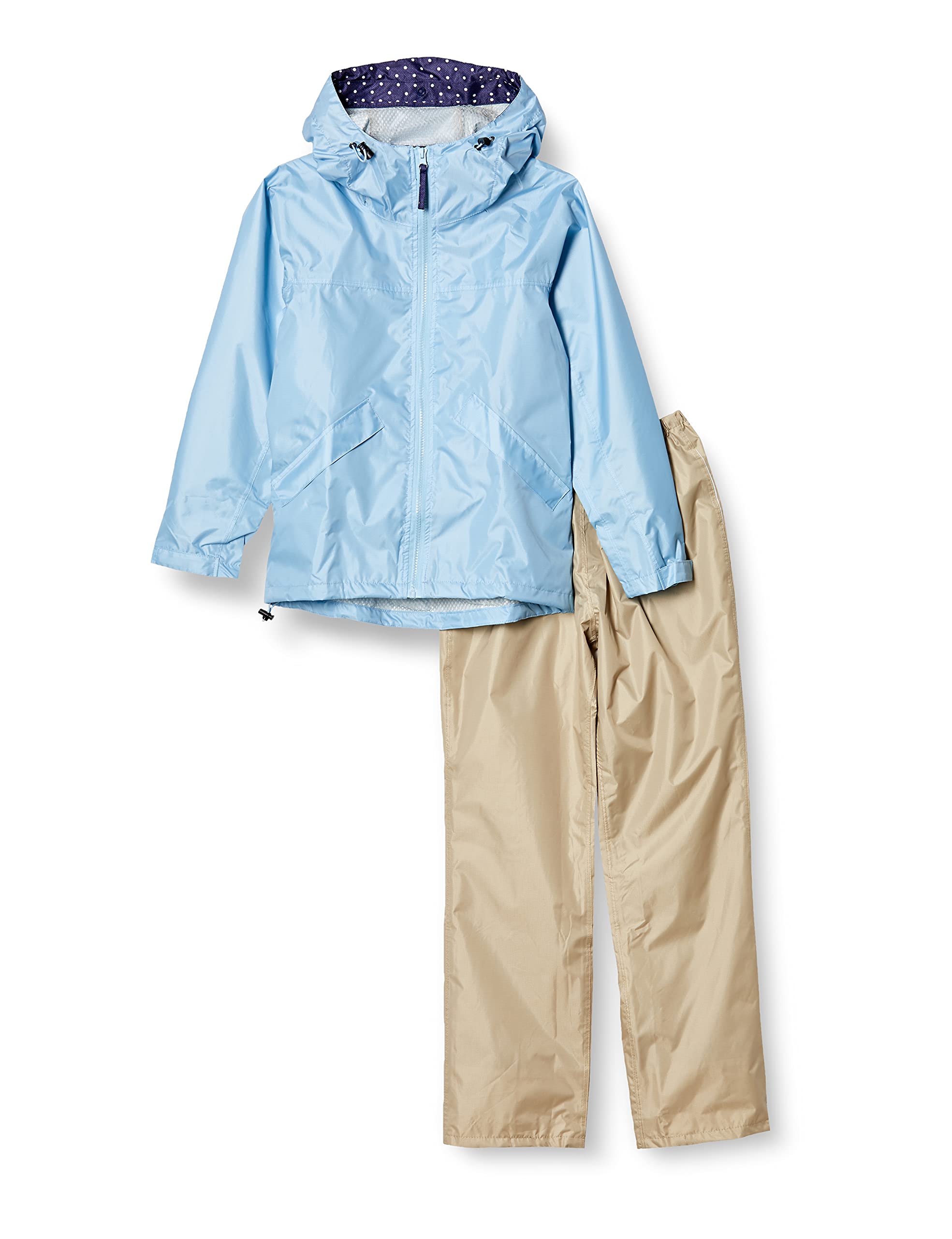 

Rain Suit Feminine II Top and Bottom Fully Lining M [Namorada] Women s Set, Mesh, Sax,