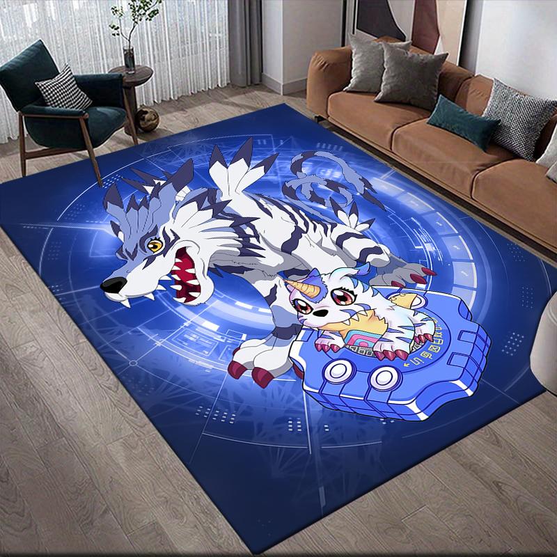

Matt&Gabumon Area Rug, Digimon Fan Cozy Carpet, Perfect Gift.chl 60x90cm