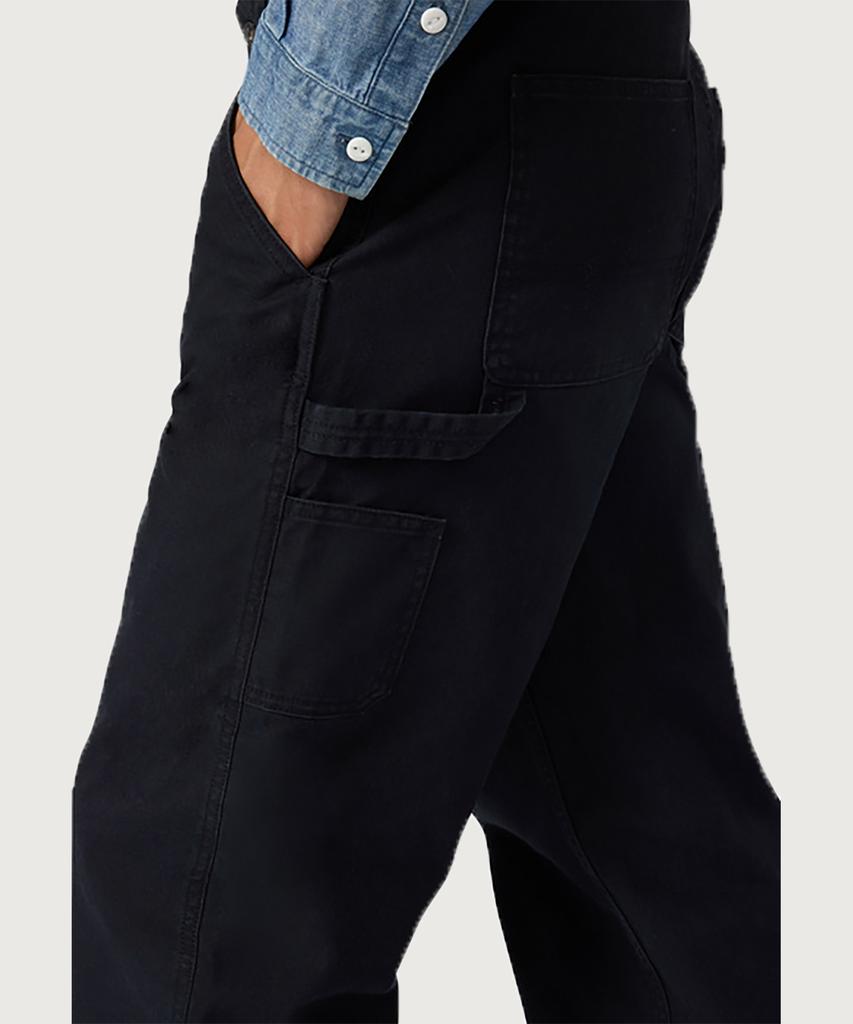 Champion Cotton Regular Fit Straight Carpenter Pants Black
