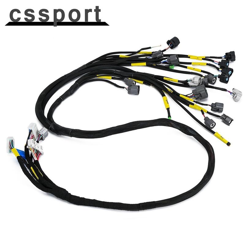 OBD2 D & B-series Tucked Engine Wire Harness For 92-00 Civic Integra B16 B18 D16