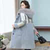 Cappotto parka caldo casual invernale da donna Cappotto outwear solido Cappotto di pelliccia