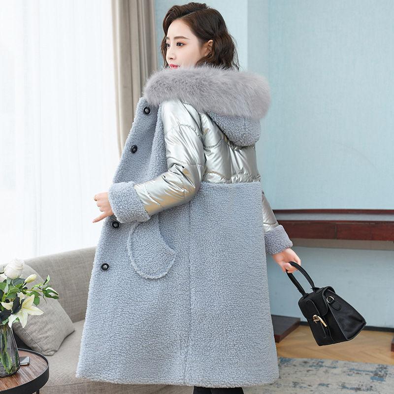 Cappotto parka caldo casual invernale da donna Cappotto outwear solido Cappotto di pelliccia