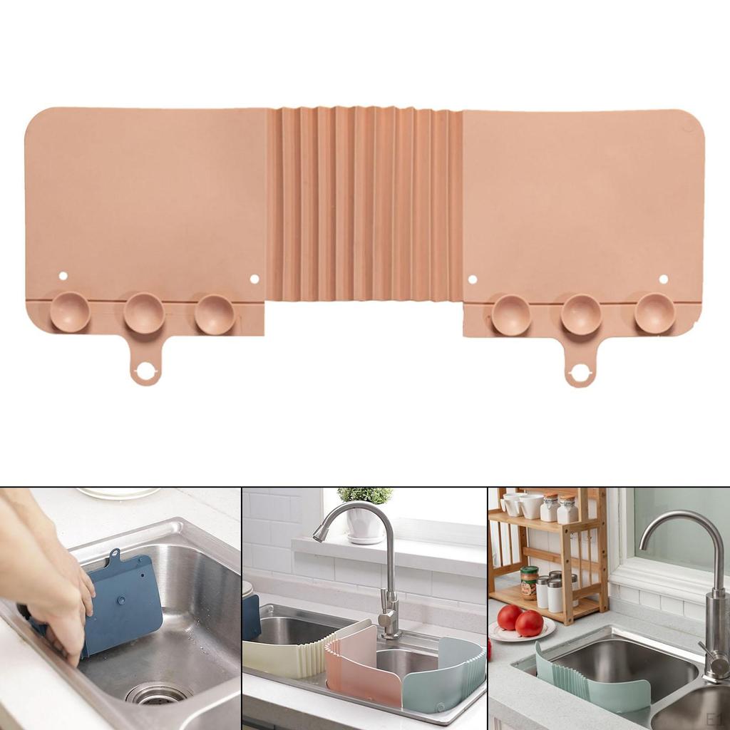 Silicone Suction Dish Washing Baffle Sink for Gadgets