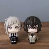 10cm Bungou Stray Dogs Anime Figure Look Up Nakajima Atsushi Action Version Dazai Osamu Figurine Collection Model Toys Q Poseable Articulated Scale