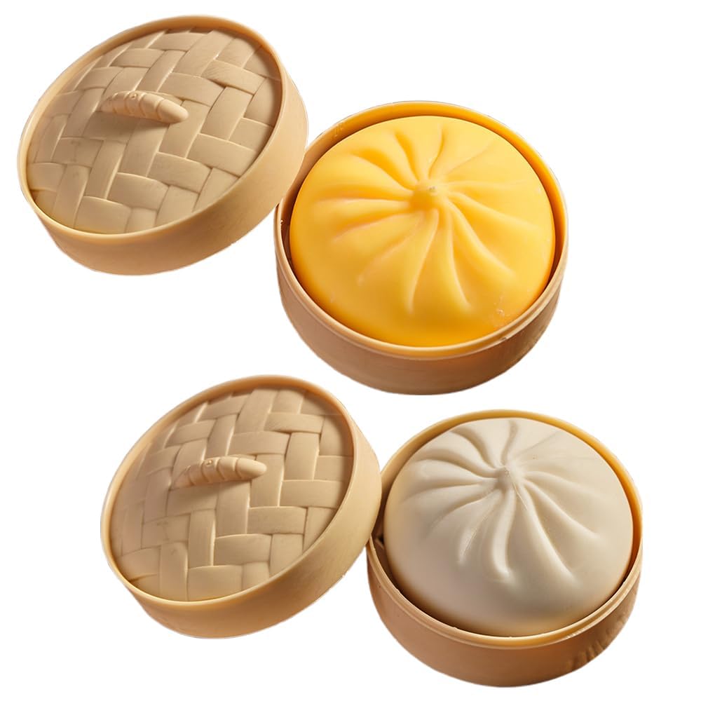

Silicone Simulation Squishy Toys for Office and Students Sensory Play Food Squeeze Toys Stress Relief Cute and Soft Perfect for Festival Prizes 2-Pack